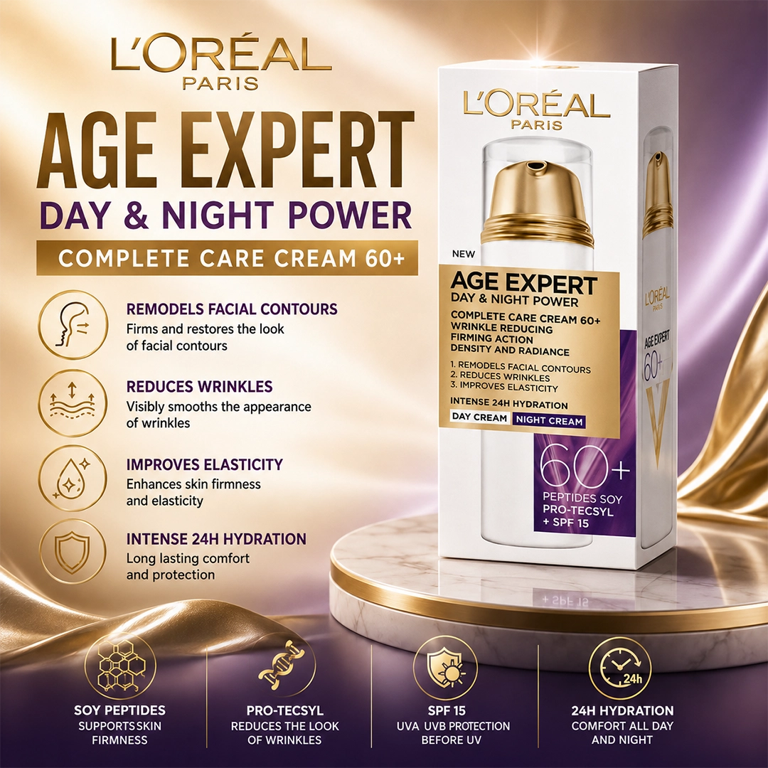 LOREAL NOWOSC EKSPERT WIEKU NA DZIEN NA NOC 60PLUS