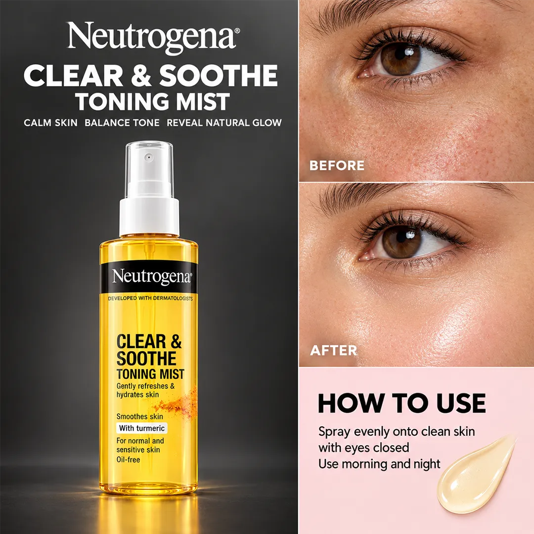NEUTROGENA CLEAR & SOOTHE TONNING MIST 125ML