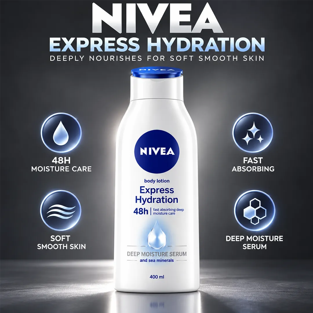 NIVEA BODY LOTION 400ML EXPRESS HYDRATION