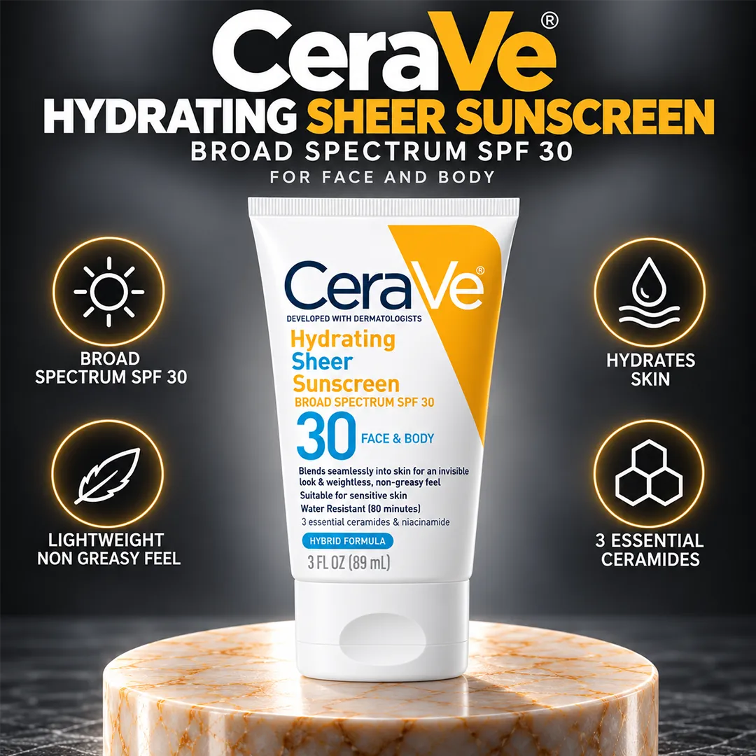 CERAVE HYDRATING SUNSCREEN SPF30 FACE & BODY 89ML