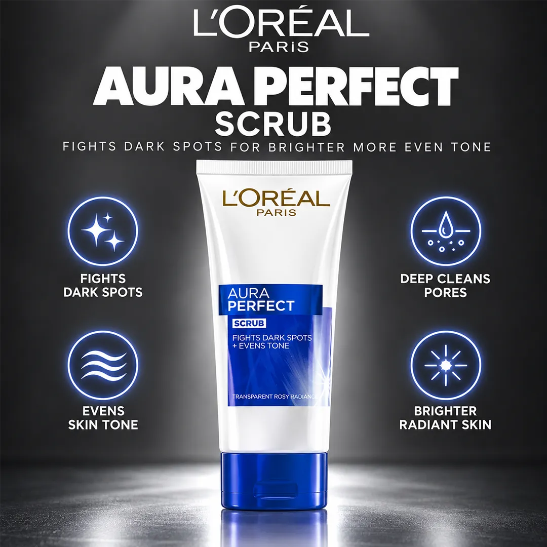 LOREAL AURA PERFECT SCRUB 100ML