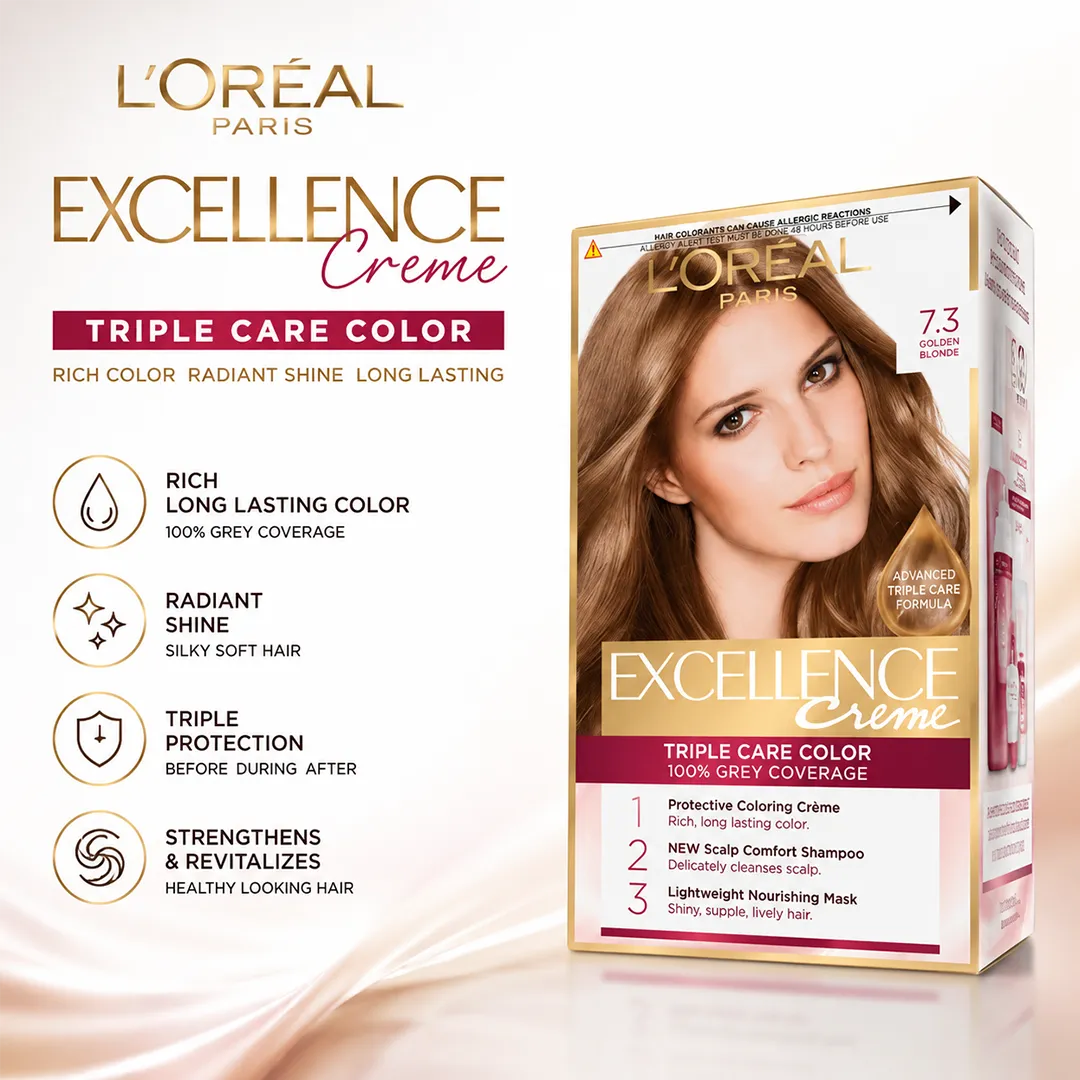 LOREAL CREAM EXCELLENCE COLOR 7.3
