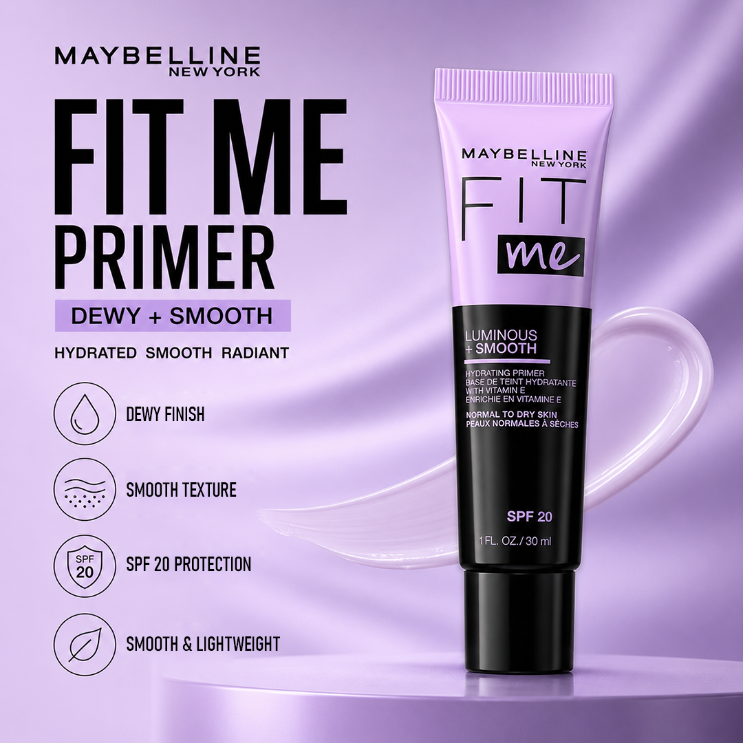 MAYBELLINE FIT ME PRIMER DEWY SMOOTH (2017)