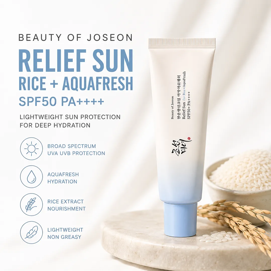 BEAUTY OF JOSEON RELIEF SUN RICE + AQUAFRESH SPF50 50ML