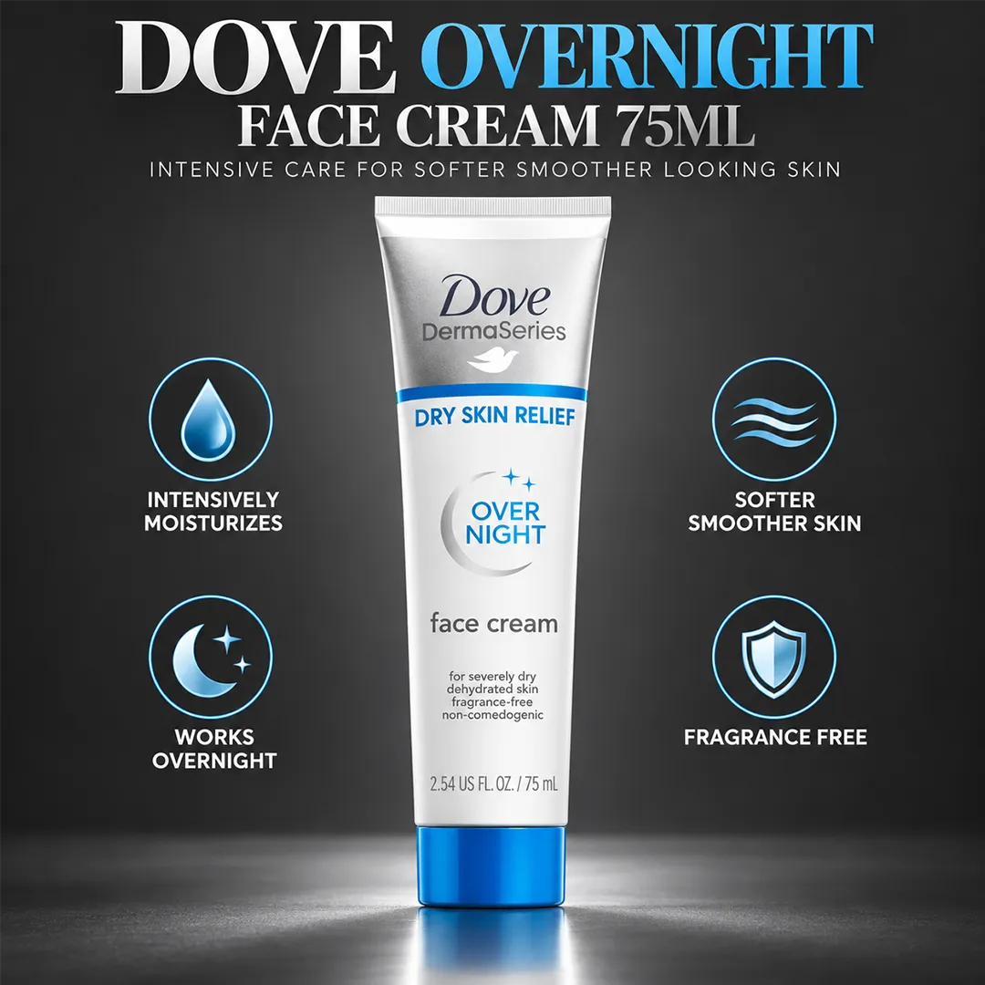 DOVE USA OVERNIGHT FACE CREAM 75ML