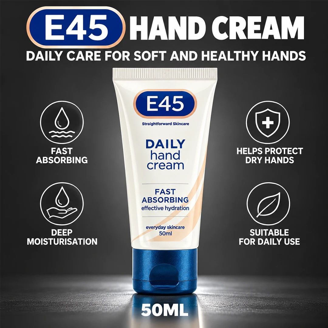 E45 HAND CREAM DAILY 50ML FAST ABSORBING