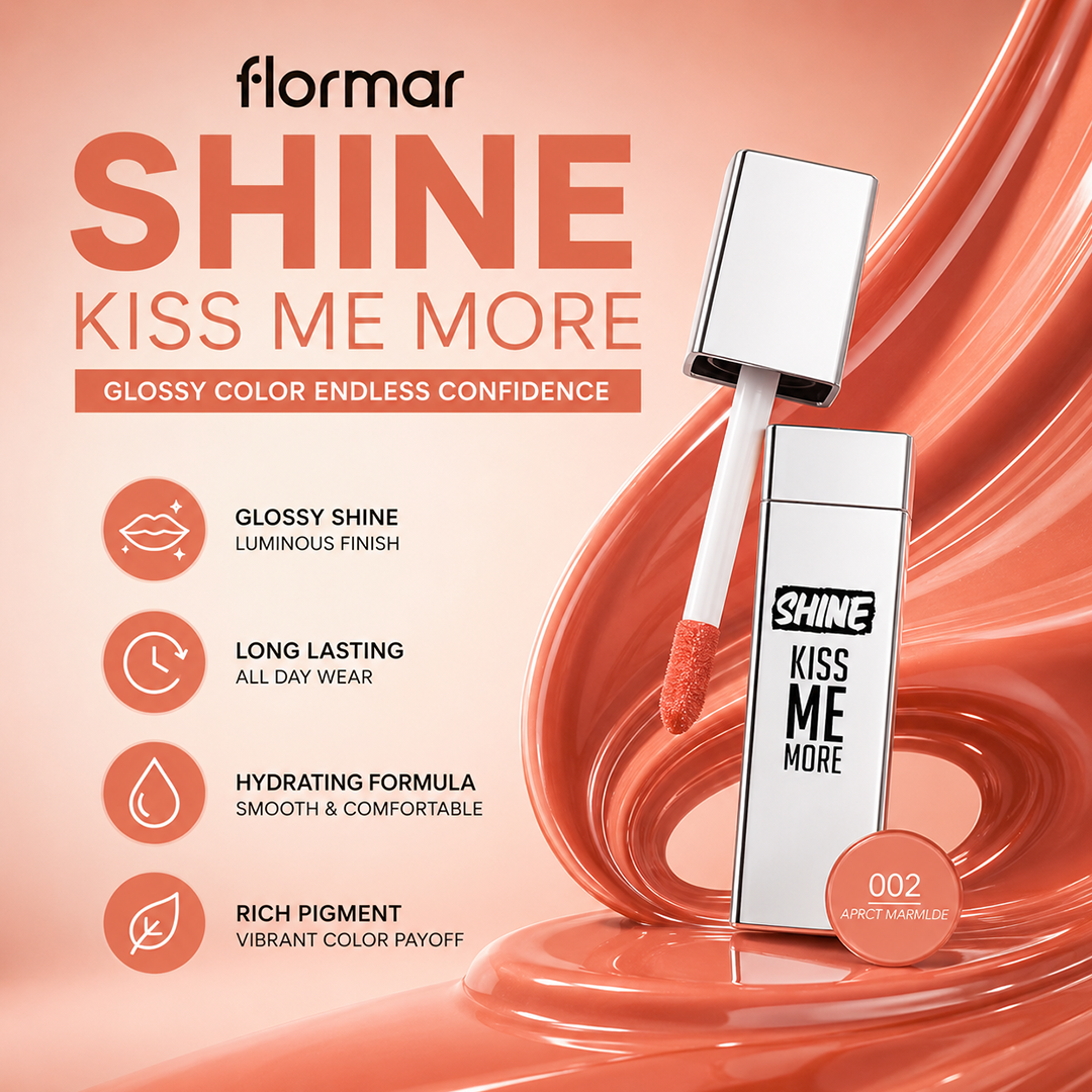 FLORMAR LIPSTICK SHINE KISS ME MORE