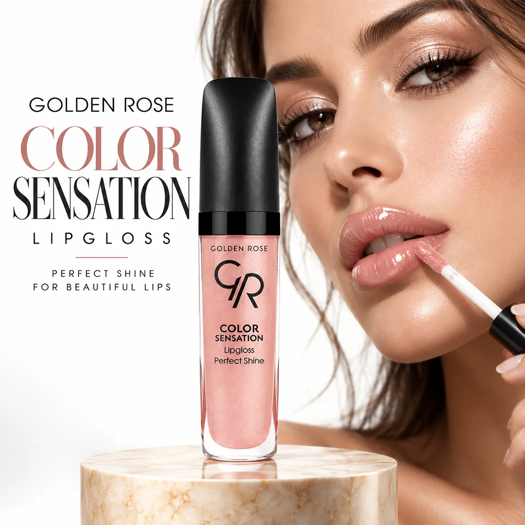 GOLDEN ROSE LIPGLOSS COLOR SENSATION 102