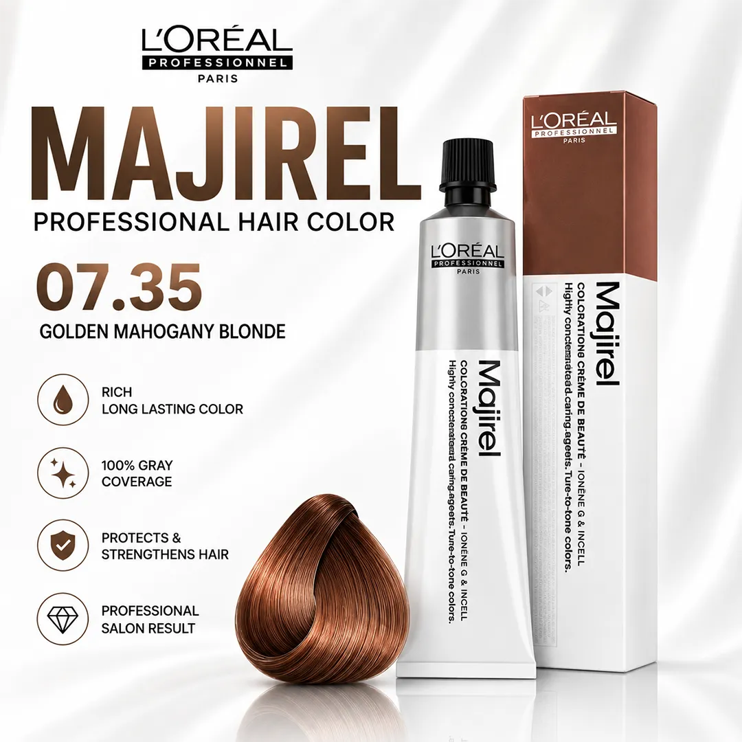 LOREAL PRO MAJIREL HAIR COLOR 07.35.
