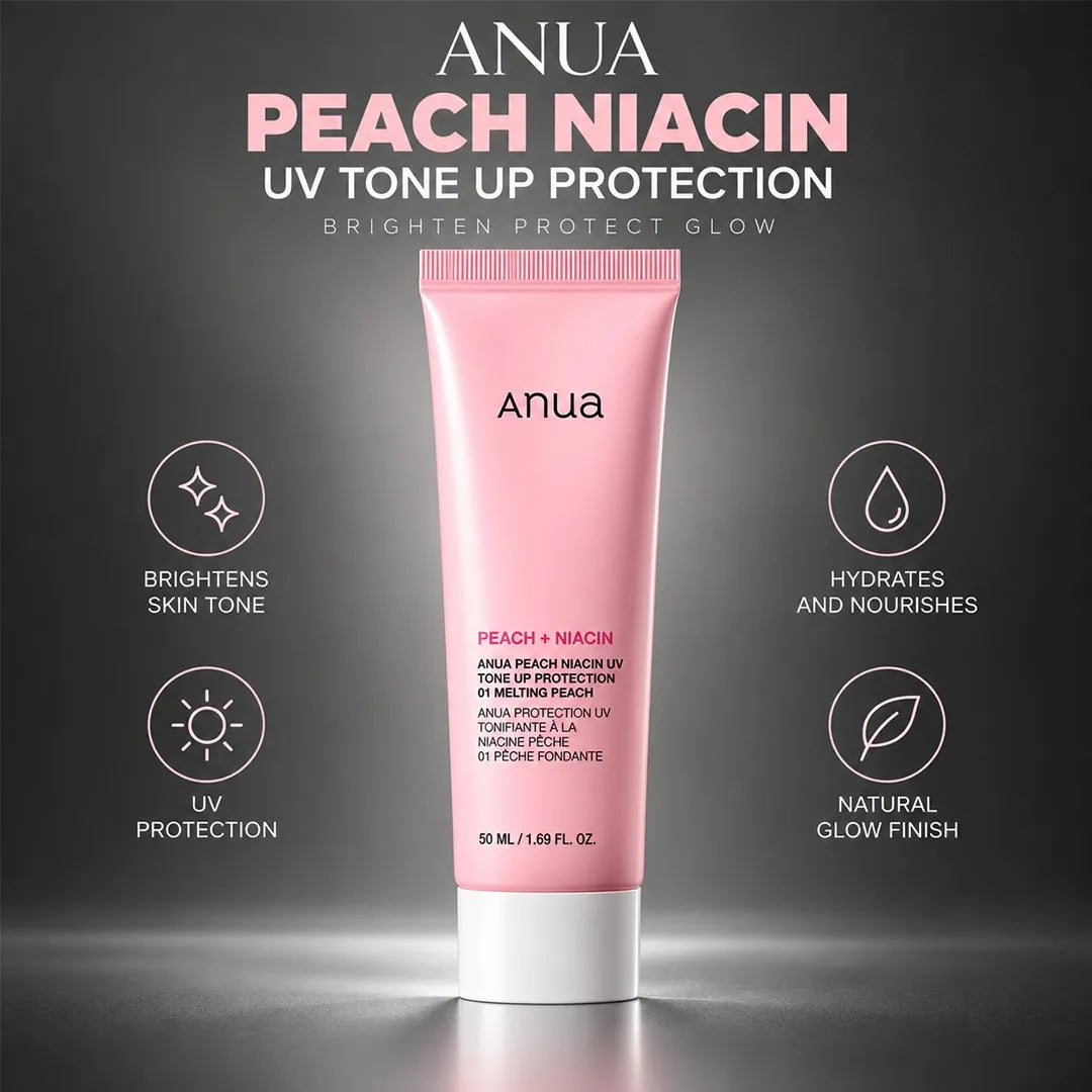 ANUA PEACH NIACIN UV TONE UP PROTECTION 01 MELTING PEACH50ML