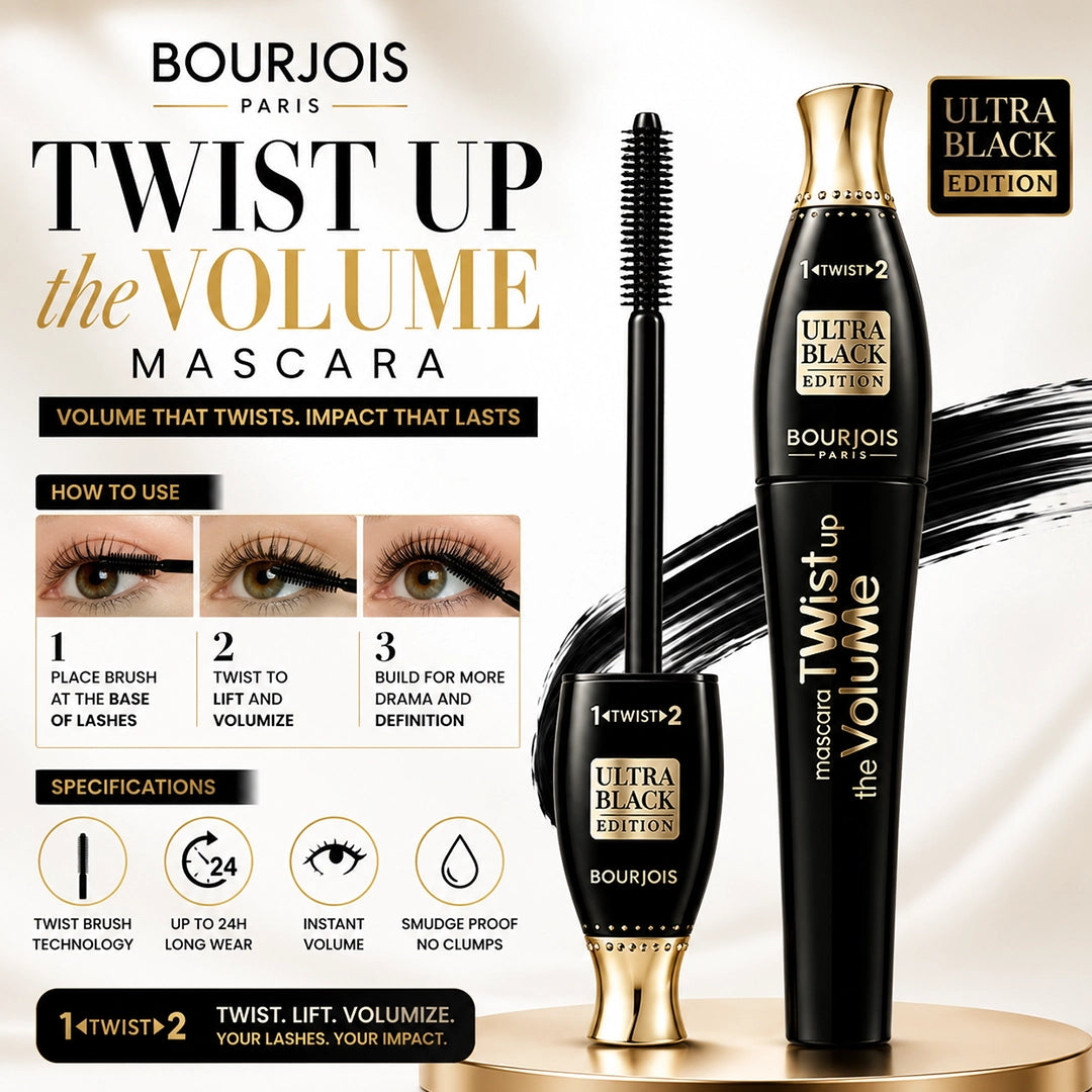BOURJOIS PARIS TWIST UP THE VOLUME MASCARA