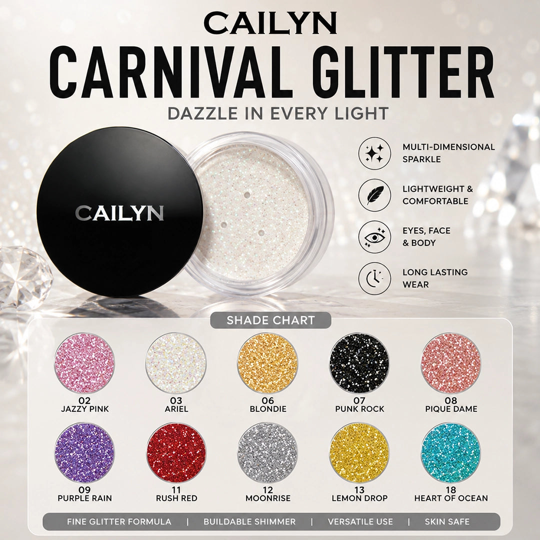 CAILYN CARNIVAL GLITTER COTTON ROSE 02