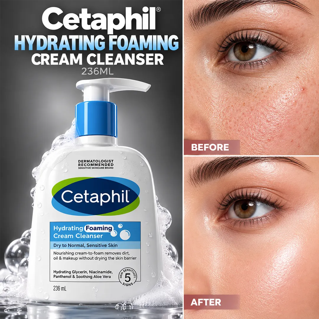 CETAPHIL HYDRATING FOAMING CLEANSER 236ML