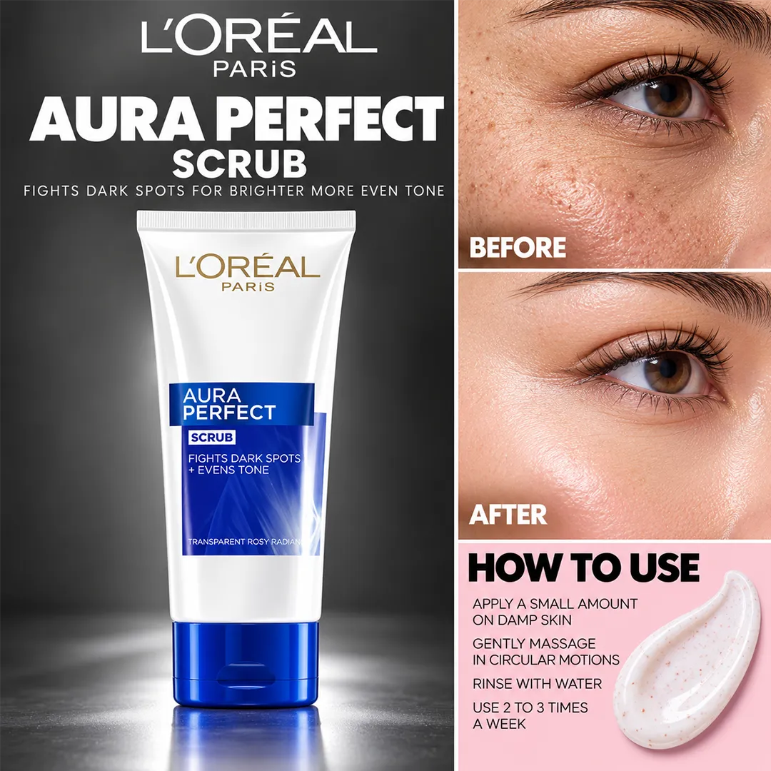 LOREAL AURA PERFECT SCRUB 100ML