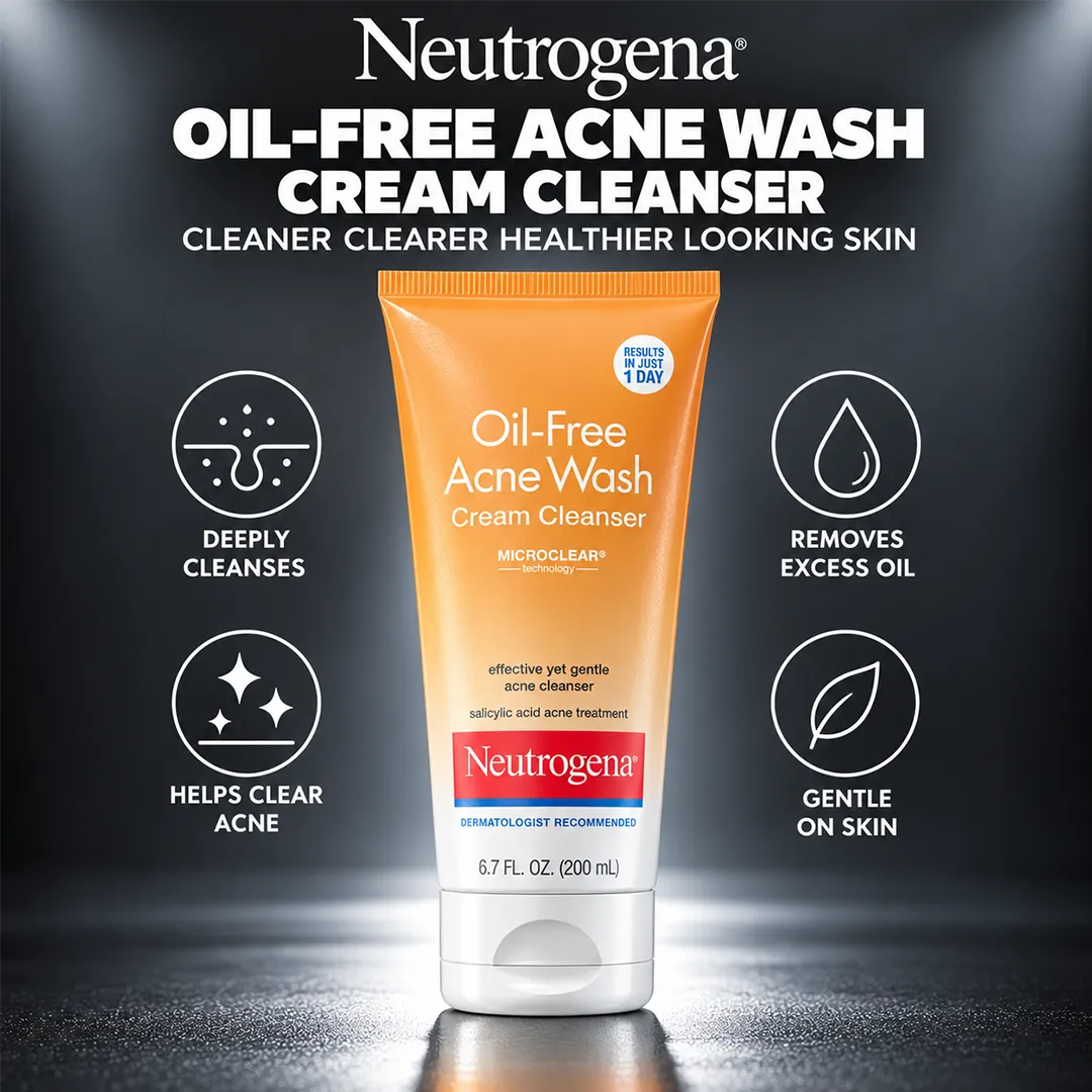 NEUTROGENA ACNE WASH CREAM CLEANSER 200ML