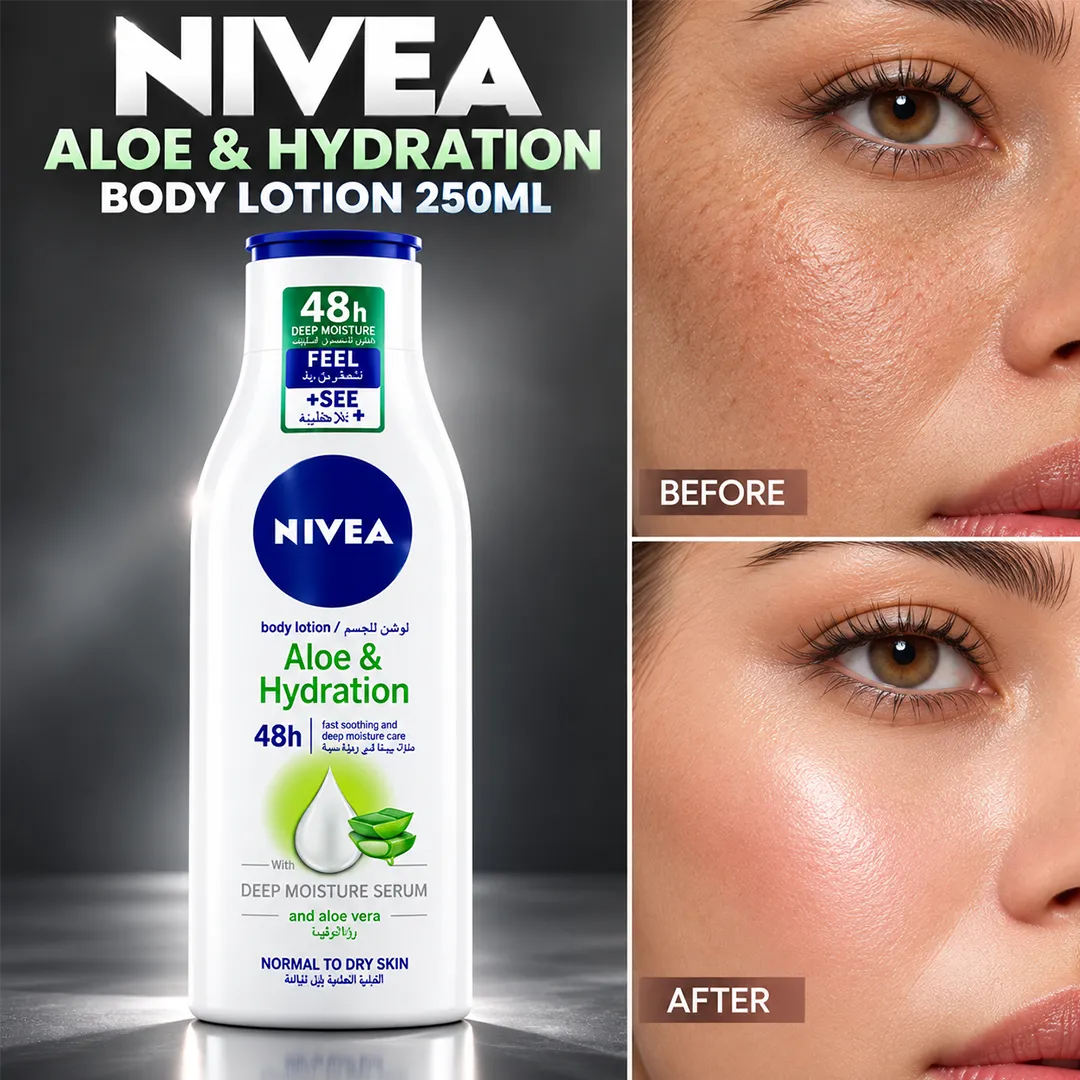 NIVEA BODY LOTION 250ML ALOE & HYDRATION