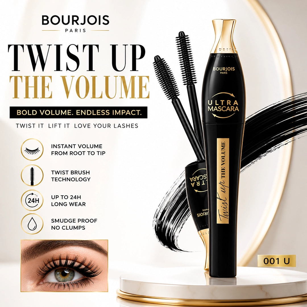 BOURJOIS PARIS TWIST UP THE VOLUME 001 U