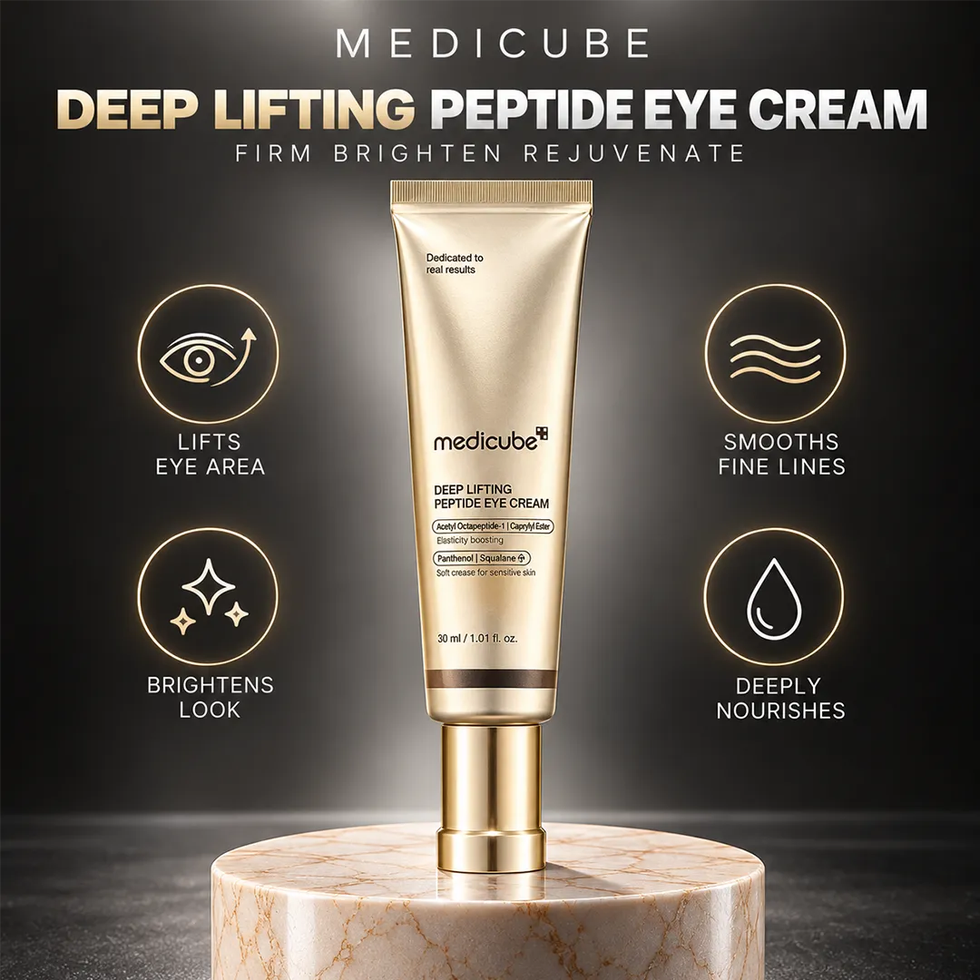 MEDICUBE DEEP LIFTING PEPTIDE EYE CREAM 30ML