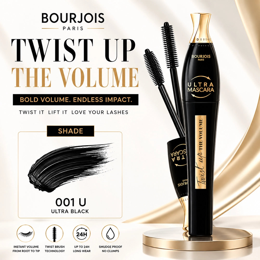 BOURJOIS PARIS TWIST UP THE VOLUME 001 U