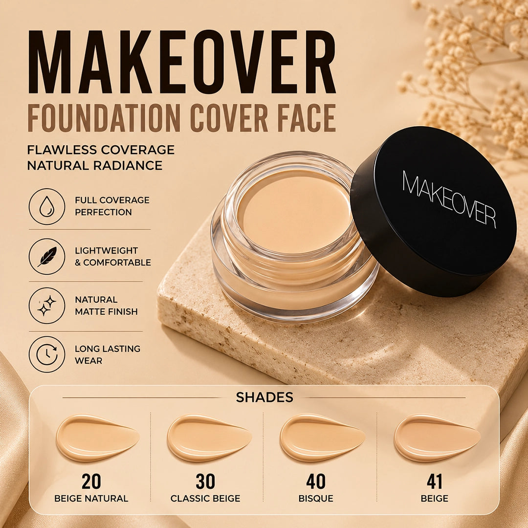 MAKEOVER FOUNDATION COVER FACE