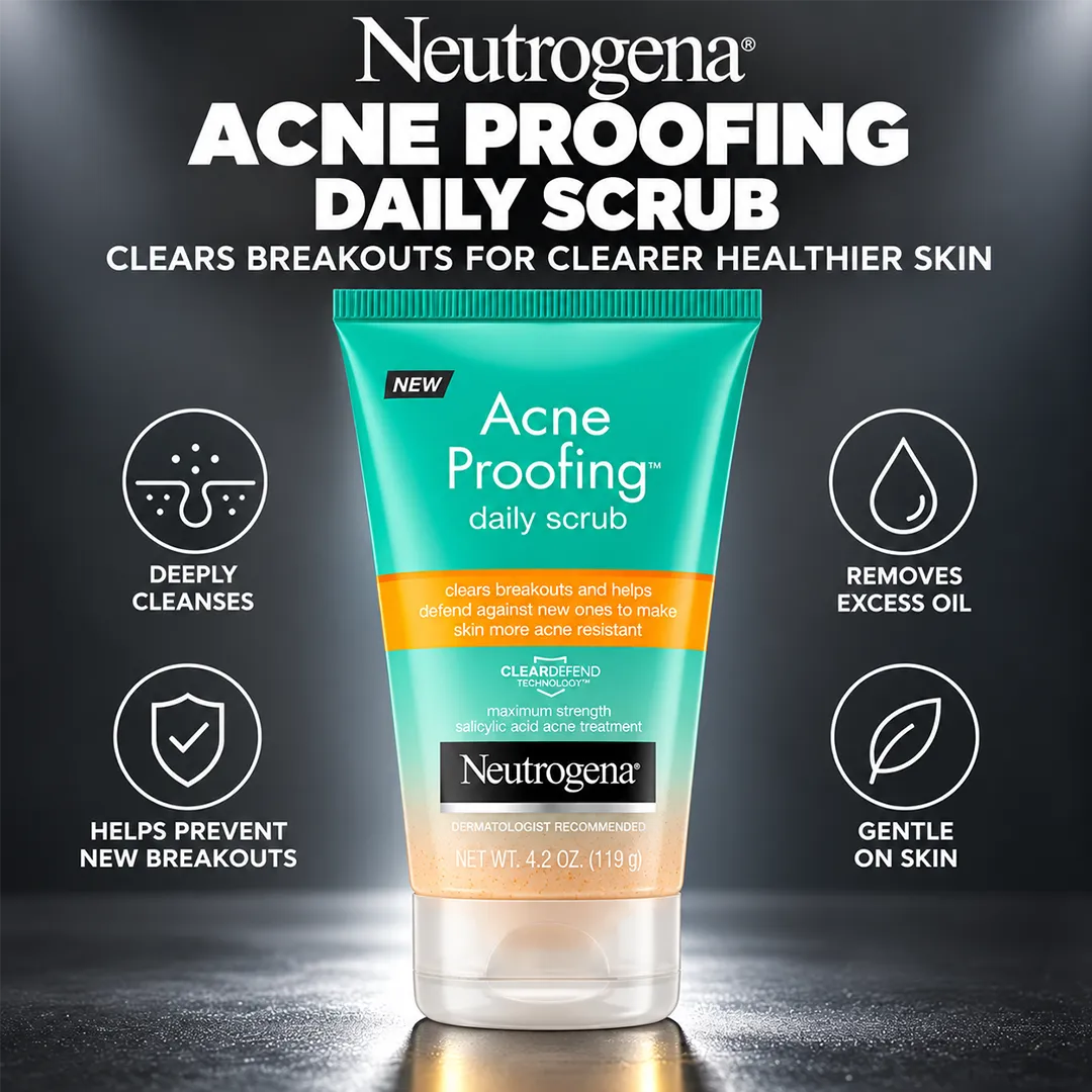 NEUTROGENA ACNE PROOF DAILY SCRUB 119GM