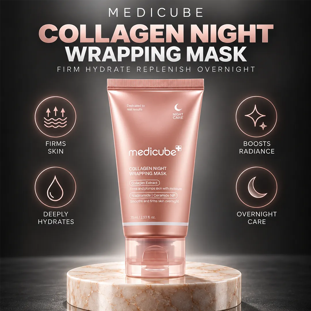 MEDICUBE COLLAGEN NIGHT WRAPPING MASK 75ML