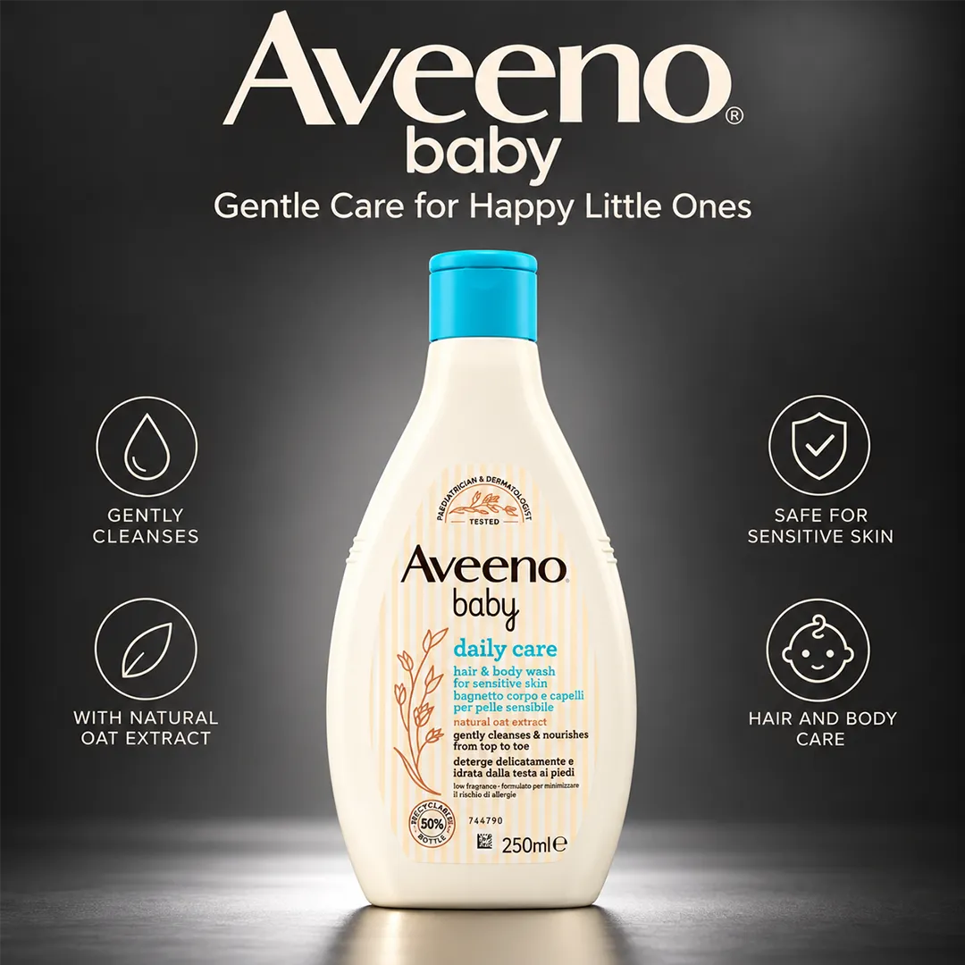 AVEENO BABY DAILY CARE HAIR & BODY WASH 250ML