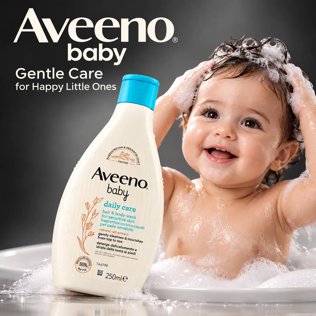 AVEENO BABY DAILY CARE HAIR & BODY WASH 250ML