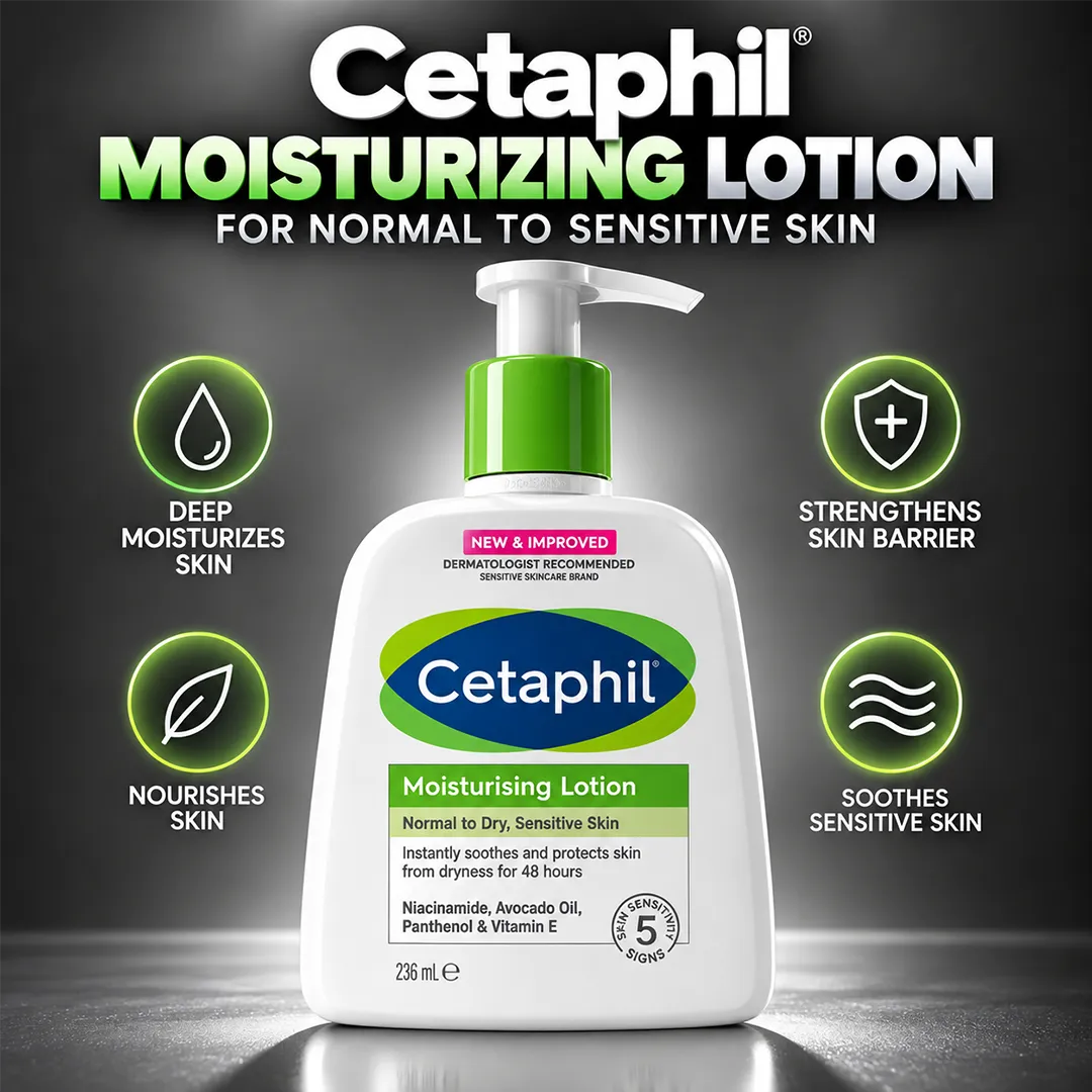 CETAPHIL MOISTURIZING LOTION 236ML NORMAL TO SENSITIVE