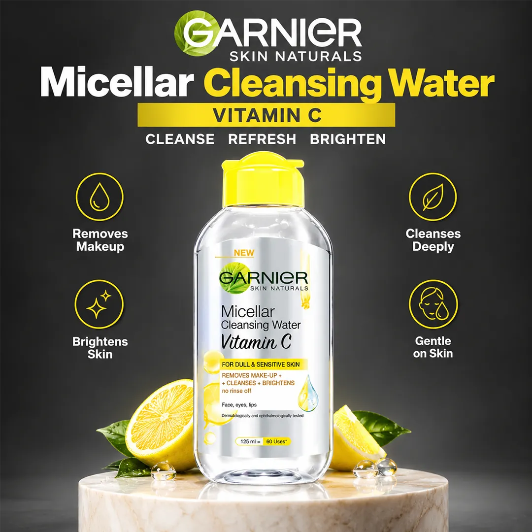 GARNIER MICELLAR WATER 125ML VIT C