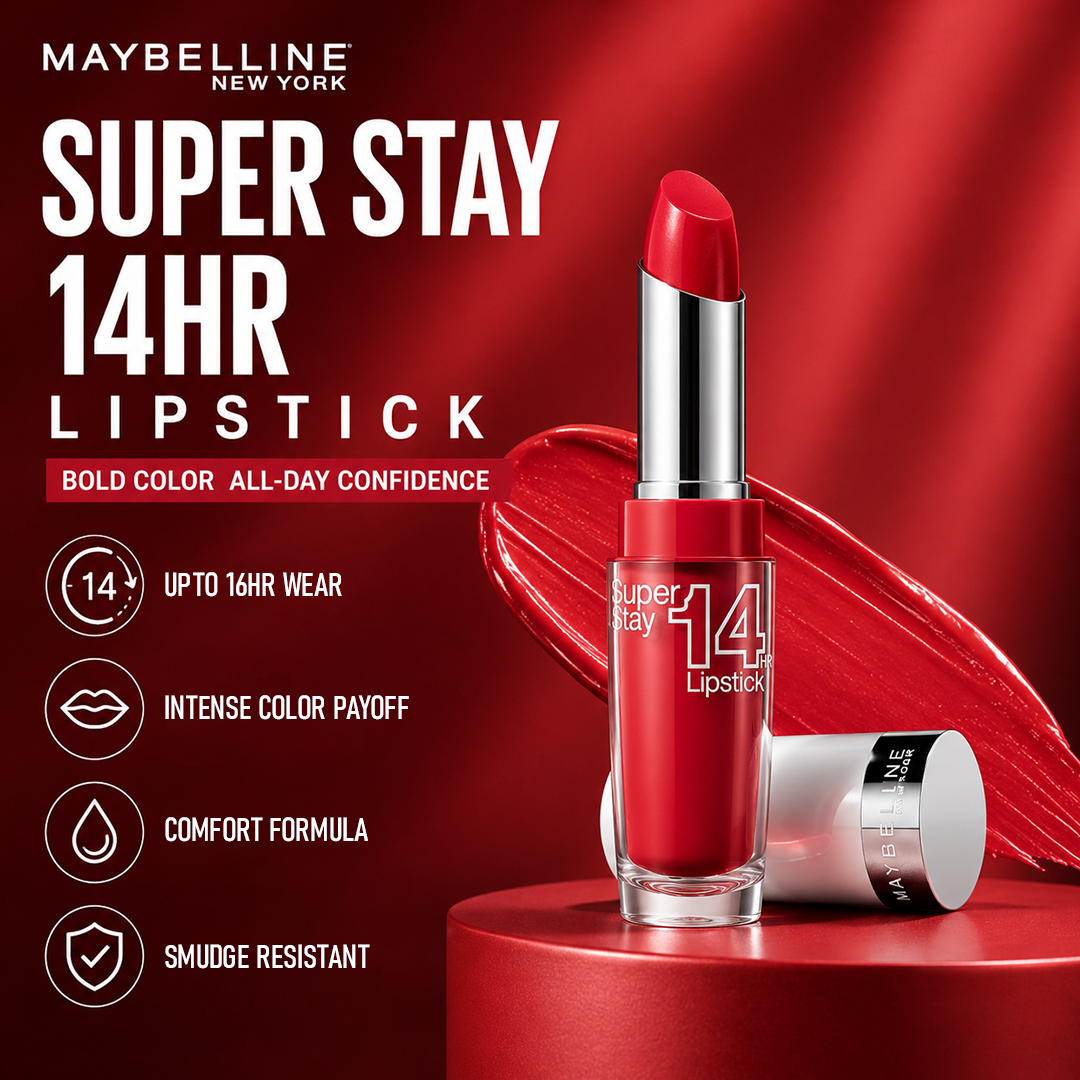 MAYBELLINE SUPER STAY 14HR LIPSTICK 160