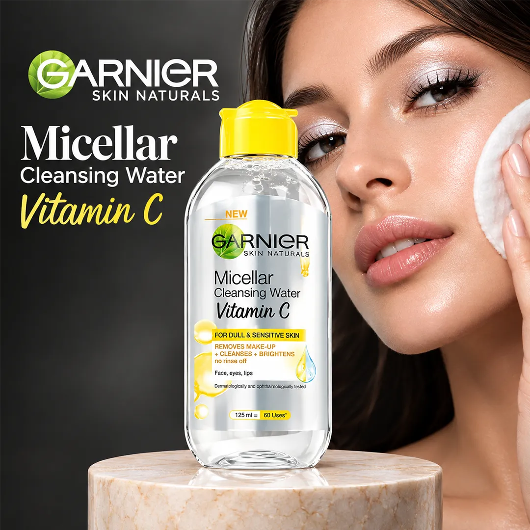 GARNIER MICELLAR WATER 125ML VIT C