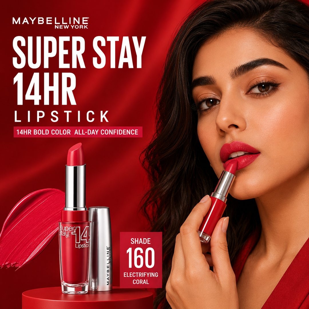 MAYBELLINE SUPER STAY 14HR LIPSTICK 160