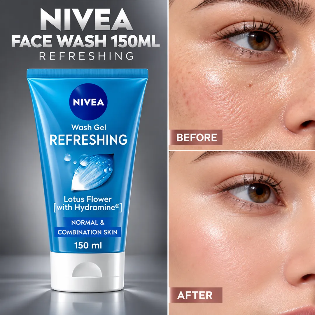 NIVEA FACE WASH 150ML REFRESHING