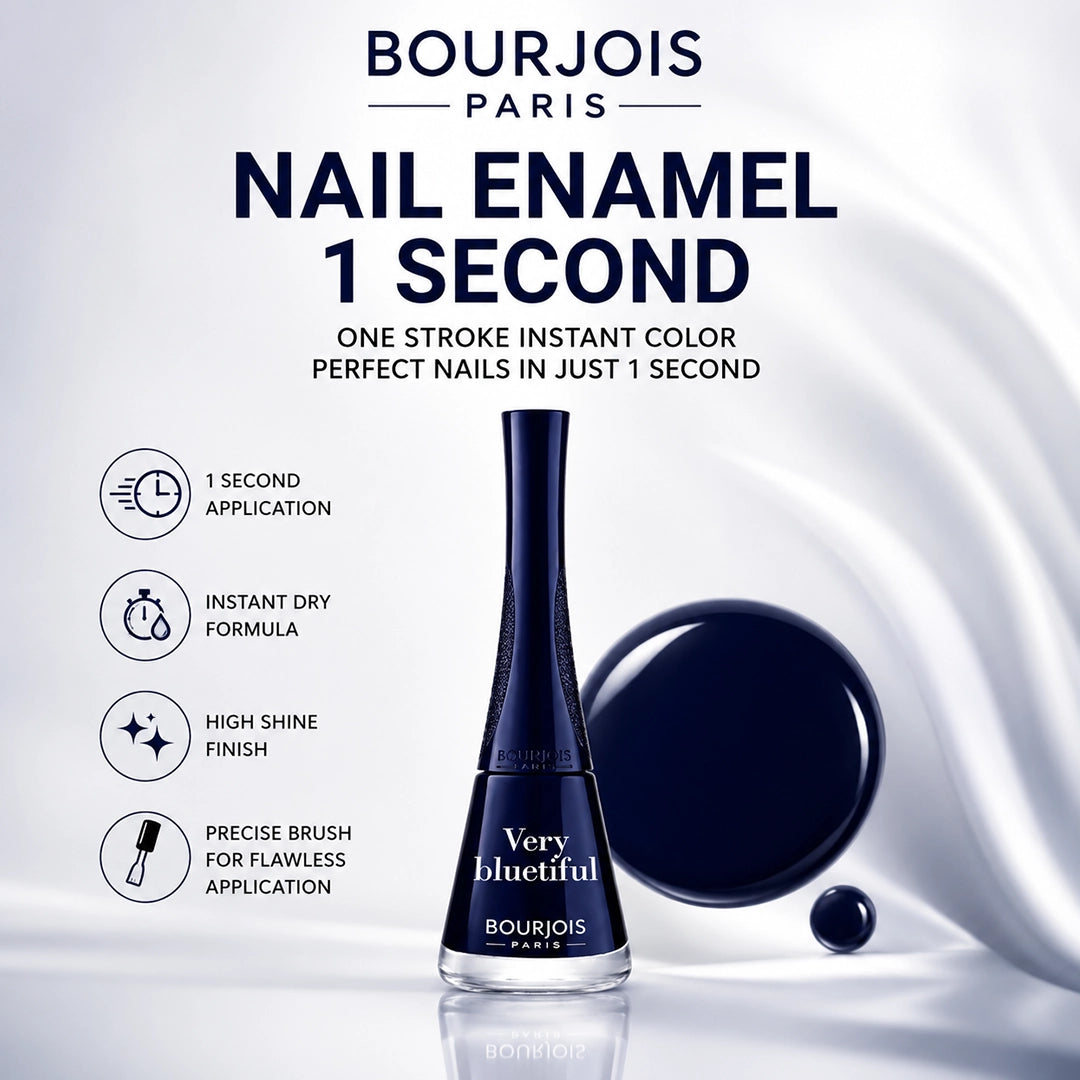 BOURJOIS NAIL ENAMEL 1 SECOND