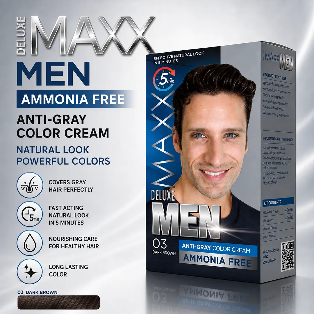 MAXX DELUXE AMMONIA FREE MEN 03 DARK BROWN