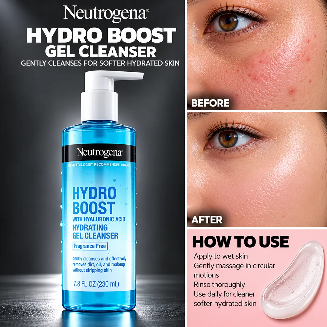 NEUTROGENA HYDRO BOOST GEL CLEANSER 230ML