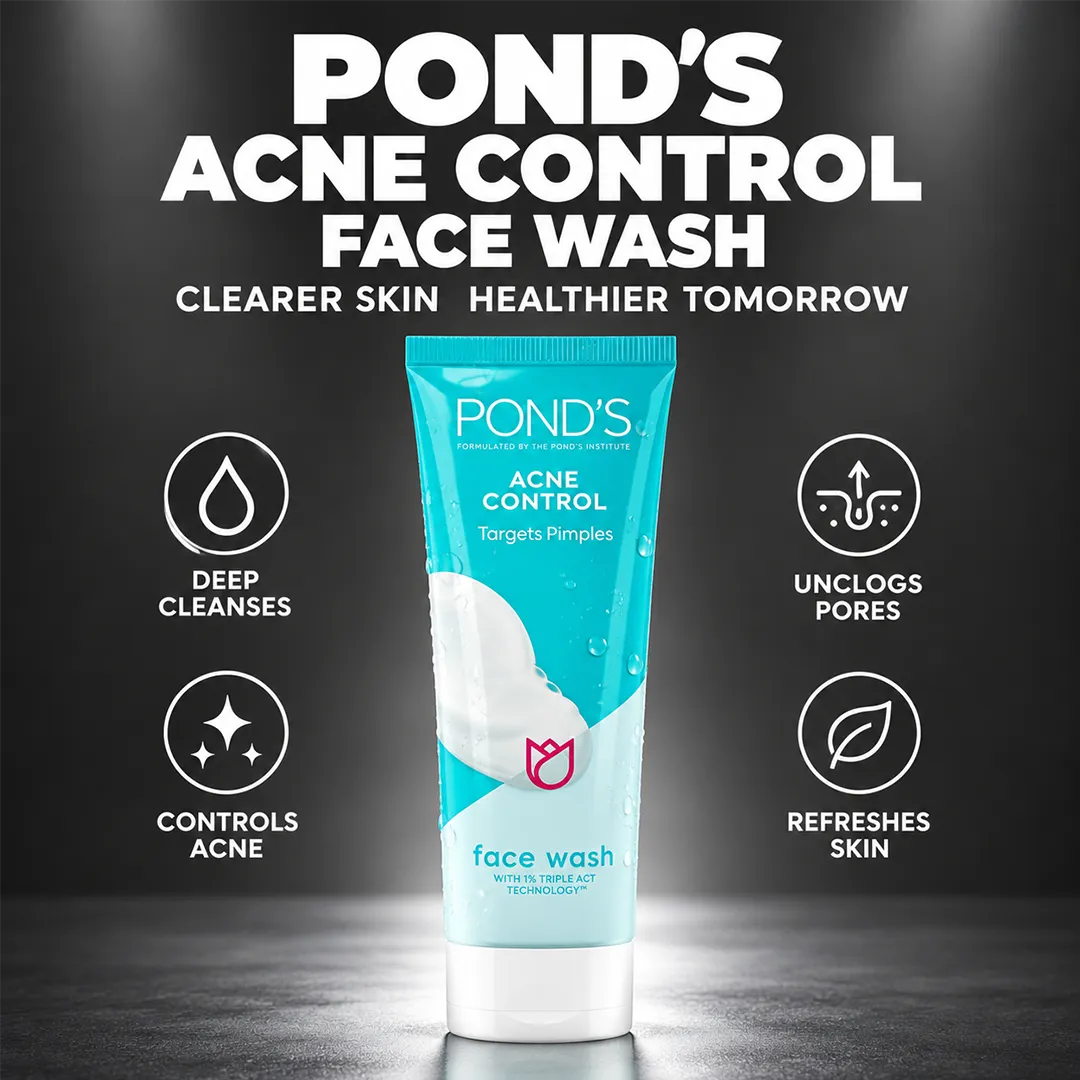 PONDS PAK ACNE CONTROL FACE WASH 50GM