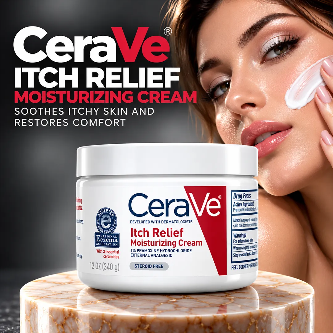 CERAVE ITCH RELIEF MOISTURIZING CREAM 340G