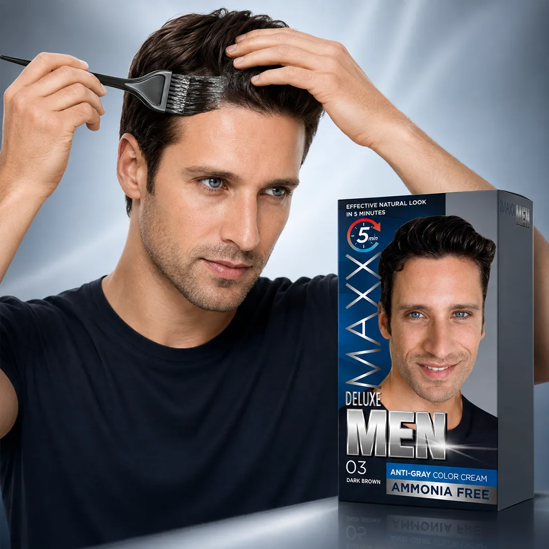MAXX DELUXE AMMONIA FREE MEN 03 DARK BROWN