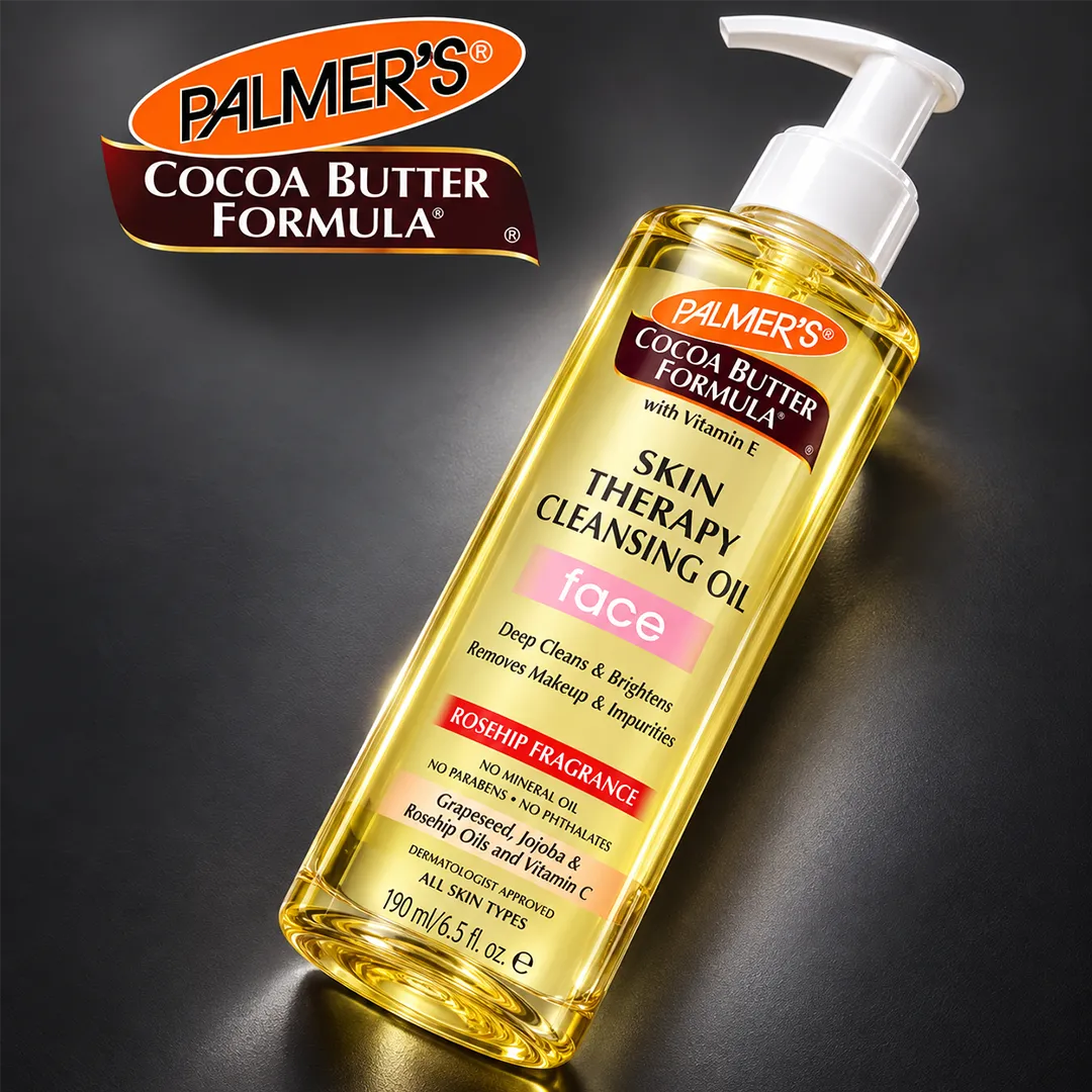PALMERS CBF SKIN THERAPY FACE CLEANSING OIL 190ML