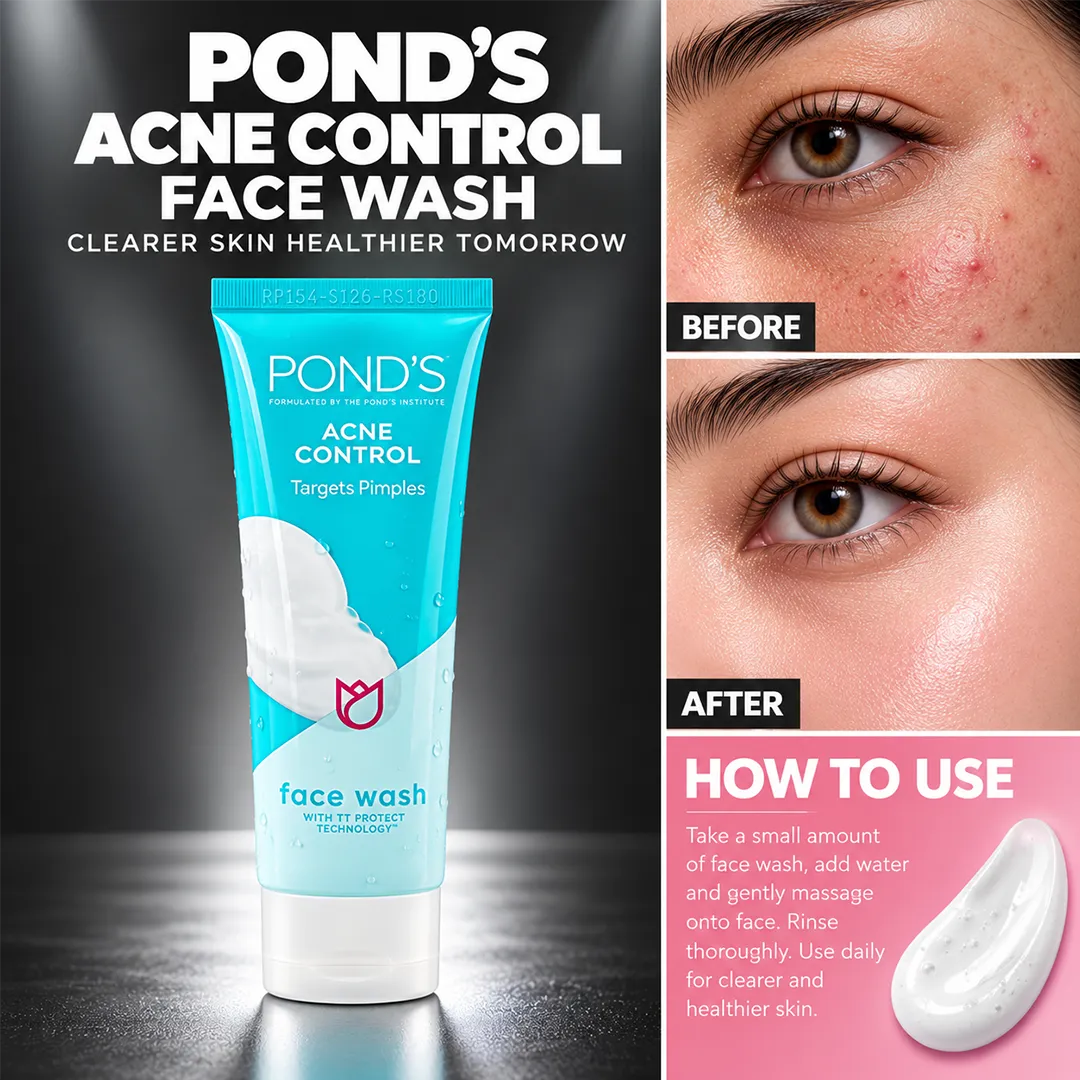 PONDS PAK ACNE CONTROL FACE WASH 50GM
