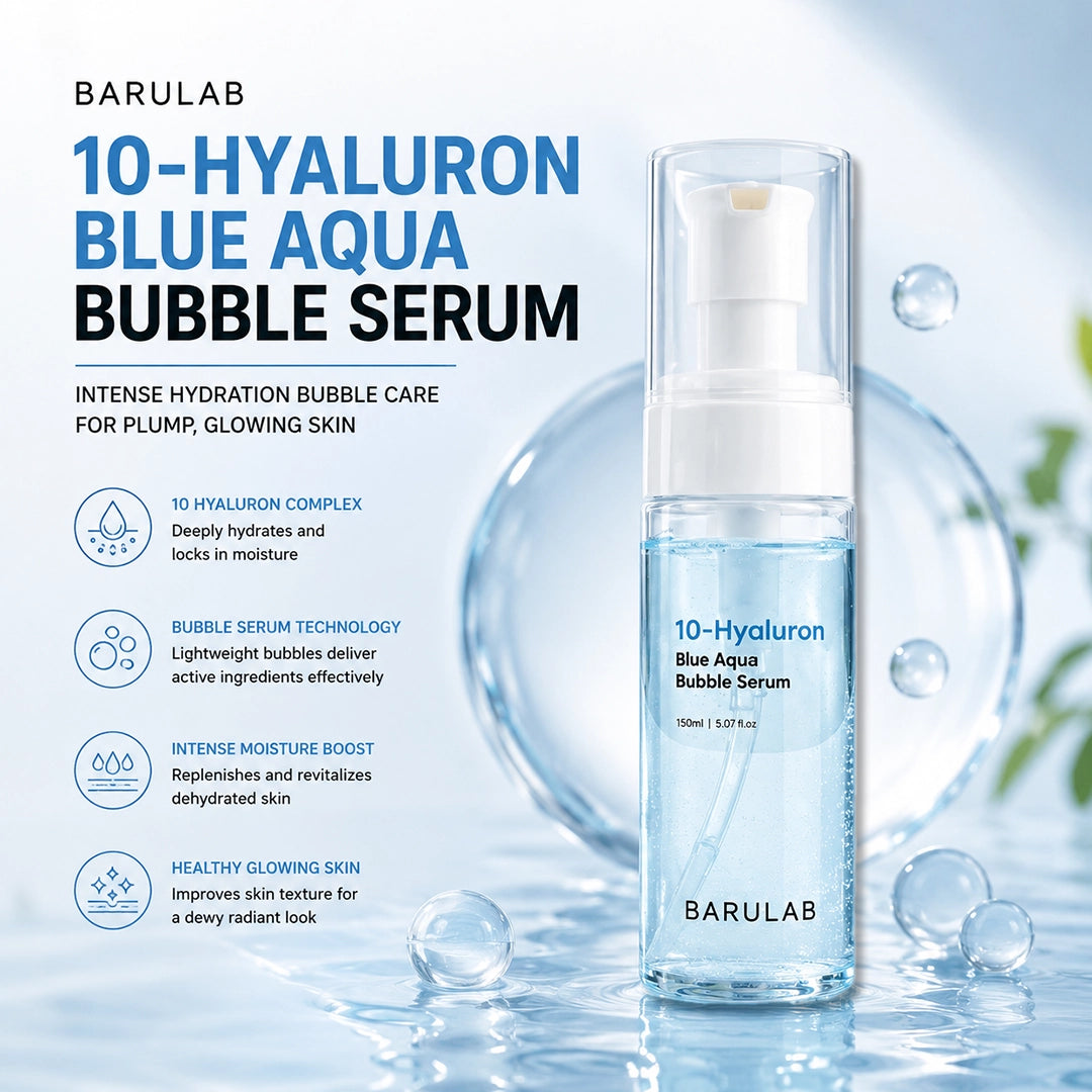 CAILYN BARULAB 10 HYALURON BLUE AQUA BUBBLE SERUM 150ML