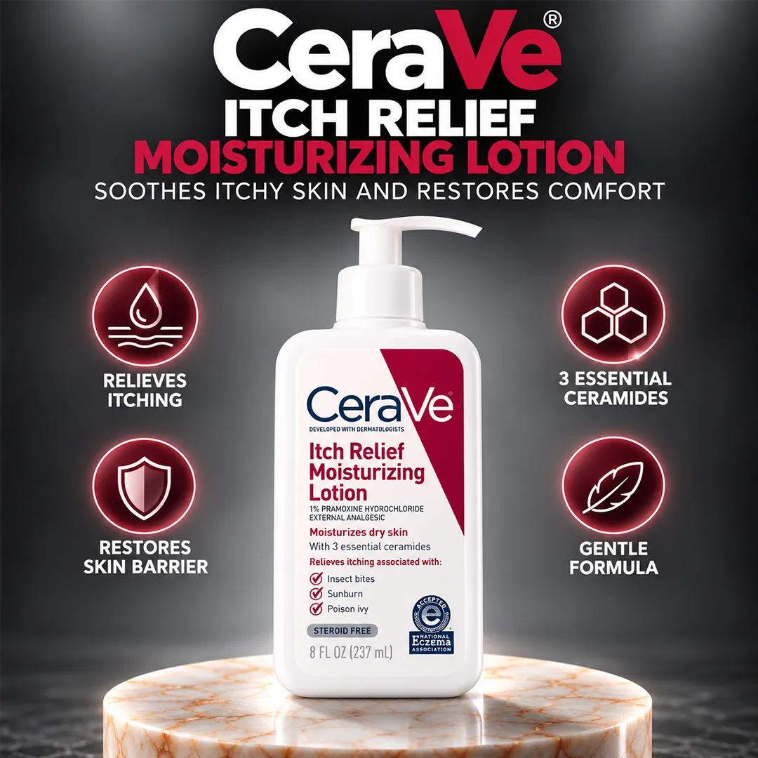 CERAVE ITCH RELIEF MOISTURIZING LOTION 237ML