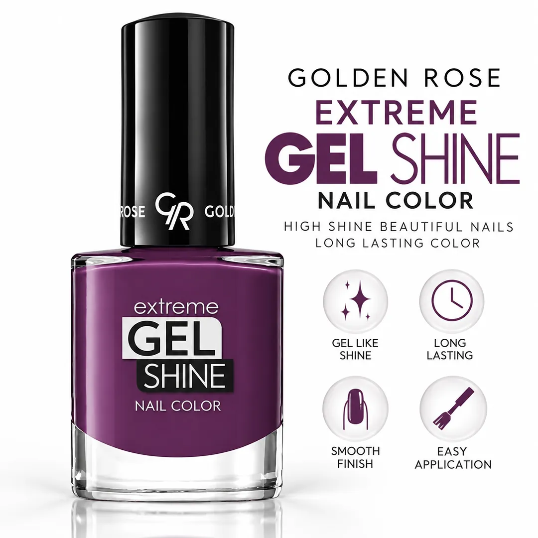 GOLDEN ROSE NAIL COLOR EXTREME GEL SHINE