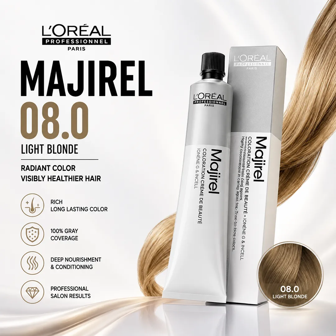 LOREAL PRO MAJIREL HAIR COLOR 08.0