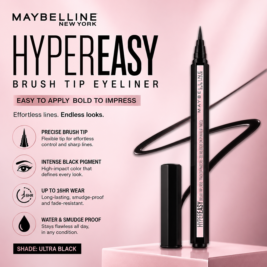 MAYBELLINE HYPEREASY BRUSH TIP EYELINER (2055)