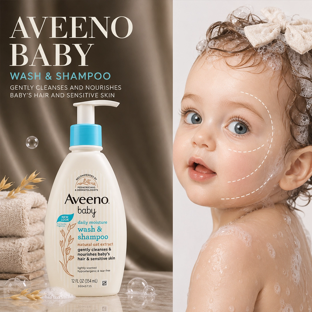 AVEENO BABY WASH & SHAMPOO 354ML