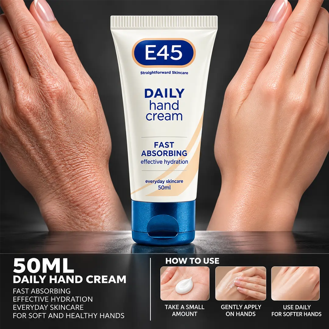 E45 HAND CREAM DAILY 50ML FAST ABSORBING