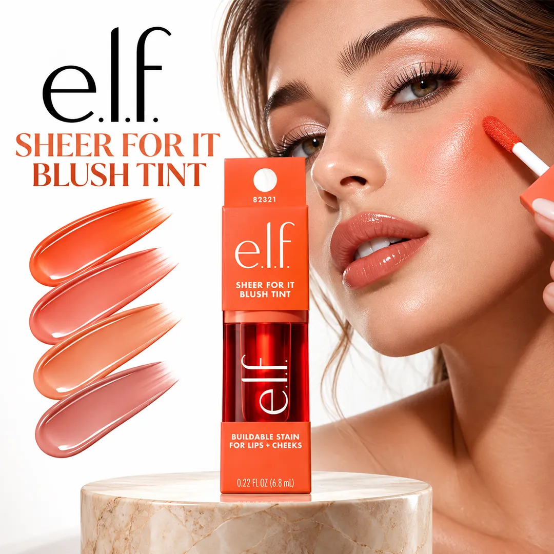 ELF SHEER FOR IT BLUSH TINT ORANGE CRUSH